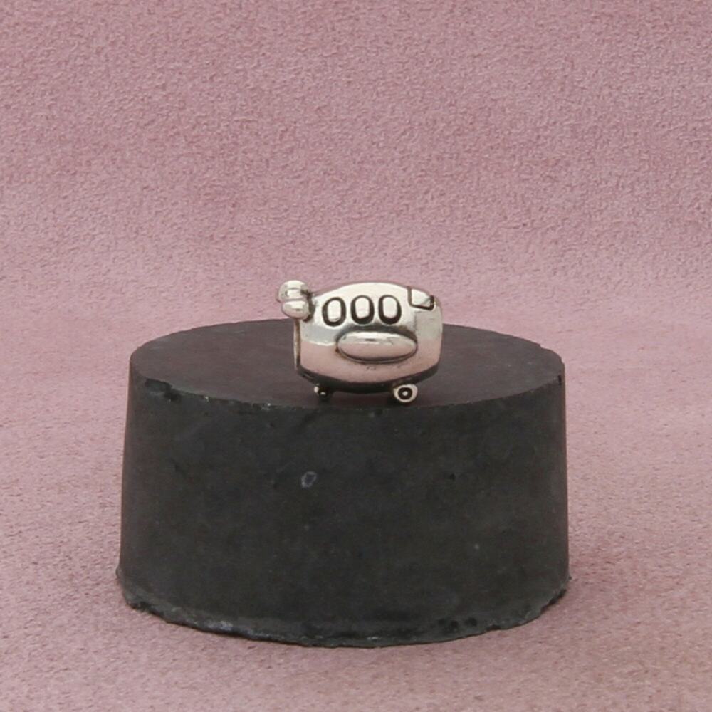 pandora sterling silver authentic airplane travel bead (790561) charm
